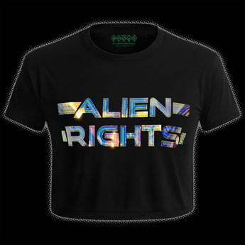 Alien Rights Statement Crop Top