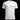 White Pride tee with rainbow Gaylien print