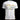 White Cosmo Pride T-shirt featuring holographic rainbow “Take Me To Your Planet” artwork