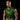 Green Galactic Crop Top by Jason Brickhill
