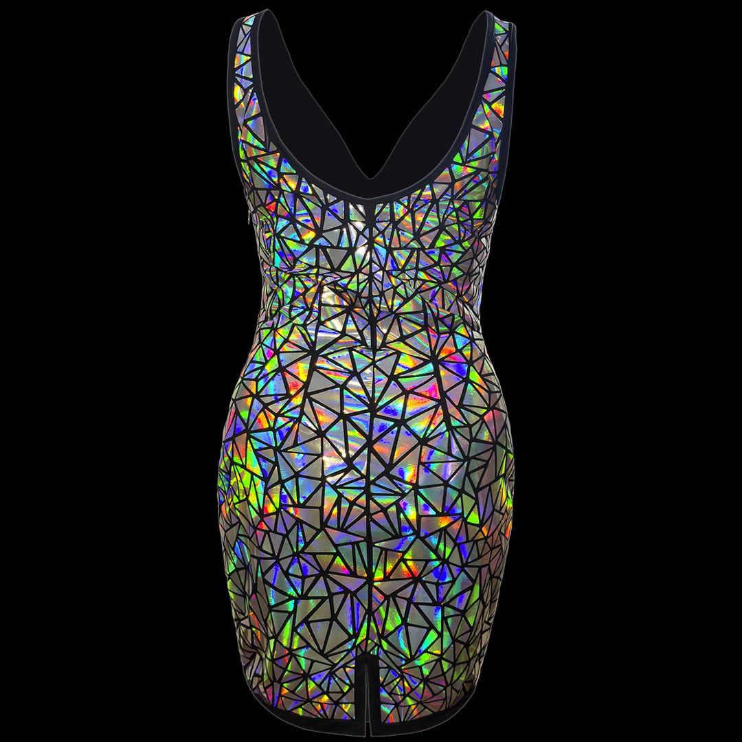 Holographic Mosaic Dress X