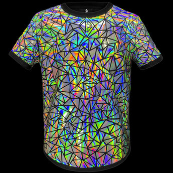 Iridescent Hologram T-Shirt by Jason Brickhill