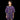 Violet Galactic Oversized T-Shirt by Jason Brickhill