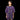 Violet Galactic Oversized T-Shirt by Jason Brickhill