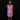 Model Wearing Pink Sparkly Dress