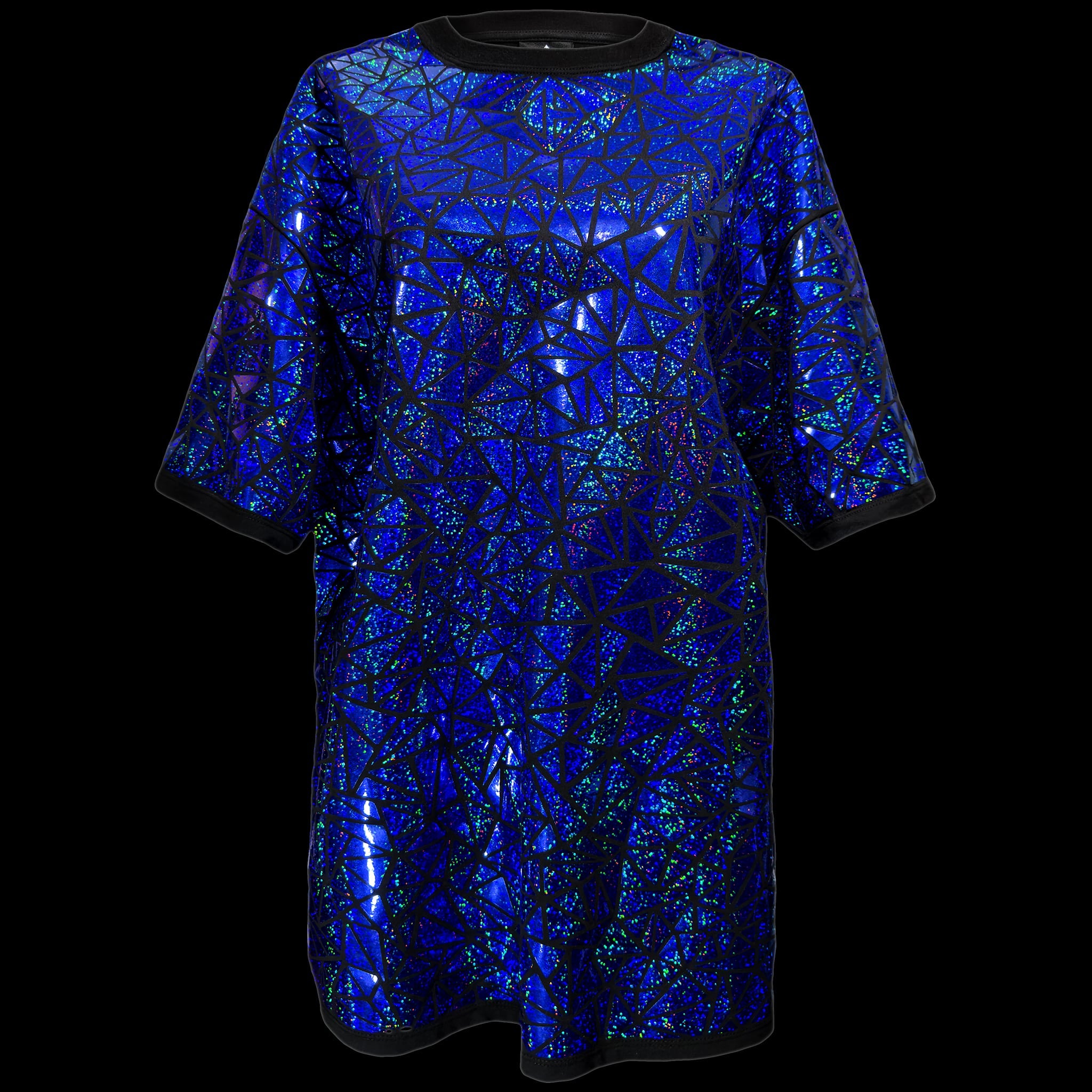 Blue Holographic Dress Oversized T-Shirt | JASON BRICKHILL SM Blue Holographic Dress Oversized T-Shirt | JASON BRICKHILL SM
