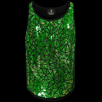 Sparkly Green Tank Top by Jason Brickhill