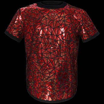 Red Holographic T-Shirt by Jason Brickhill
