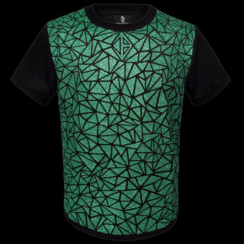 Sparkly Green Glitter T-Shirt by Jason Brickhill