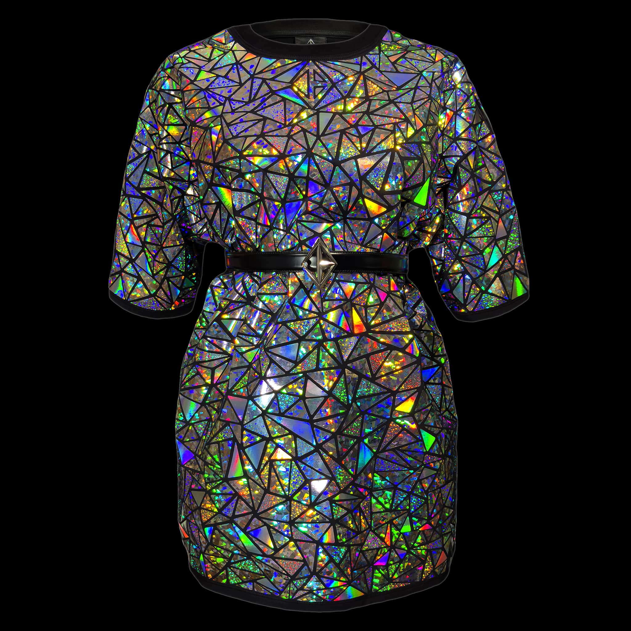 Holographic T-Shirt Dress