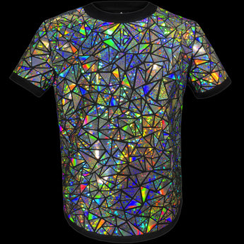Sparkly Holographic T-Shirt by Jason Brickhill