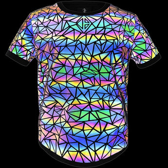 Rainbow Reflective T-Shirt by Jason Brickhill