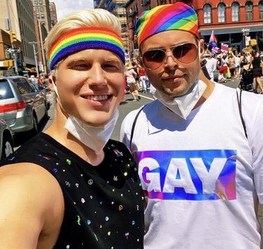 Jason Brickhill and Logan Browne LGBTQ Pride Month NYC 2020