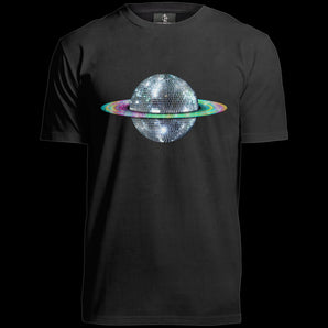 disco ball planet t-shirt