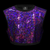 Sparkly Purple Crop Top by Jason Brickhill
