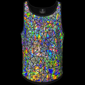 Sparkly Hologram Tank Top by Jason Brickhill