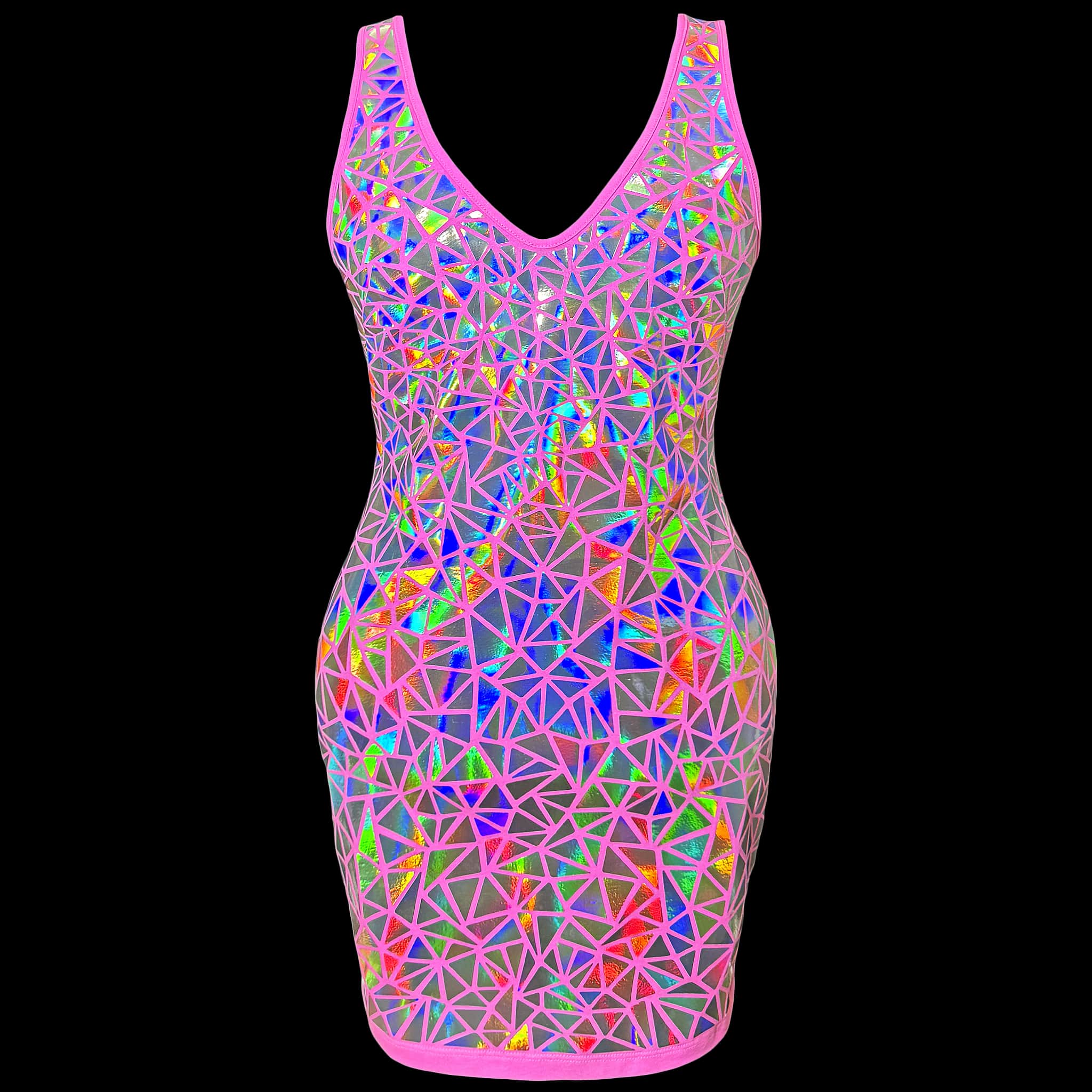pink hologram dress The Hologram Dress