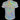 Back view of white Prism holographic T-shirt with color-shifting spectrum Mosaic by Jason Brickhill