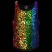 Holographic Rainbow Pride Tank Top by Jason Brickhill