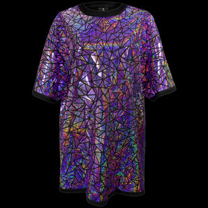 Pink Holographic Oversized t-shirt