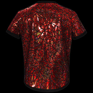 Red Holographic T-Shirt Vegeta back