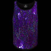 Sparkly Purple Tank Top by Jason Brickhill