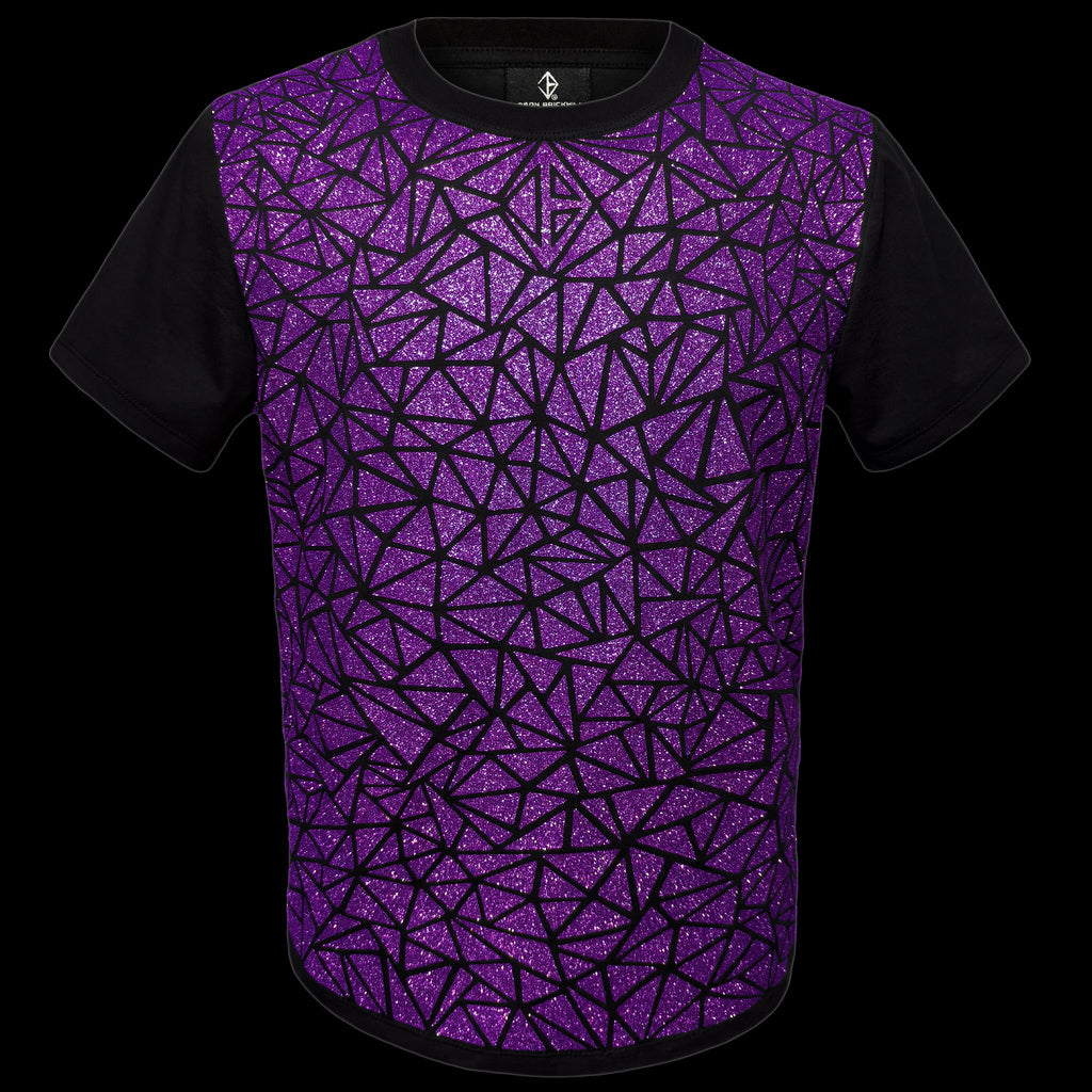 Purple Glitter T-Shirt - Sparkly Top | JASON BRICKHILL