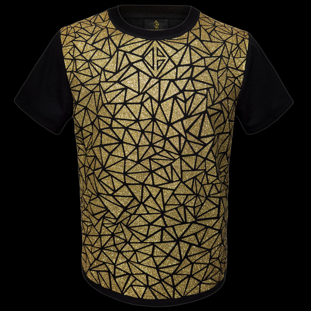 Gold Glitter T-Shirt - Sparkly Top | JASON BRICKHILL