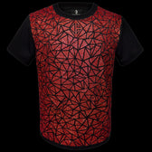 Sparkly Red Glitter T-Shirt by Jason Brickhill
