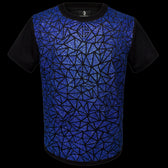 Sparkly Blue Glitter T-Shirt by Jason Brickhill