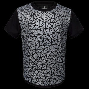 Sparkly Silver Glitter T-Shirt by Jason Brickhill
