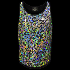 Sparkly Holographic Tank Top by Jason Brickhill