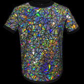 Sparkly Holographic T-Shirt by Jason Brickhill