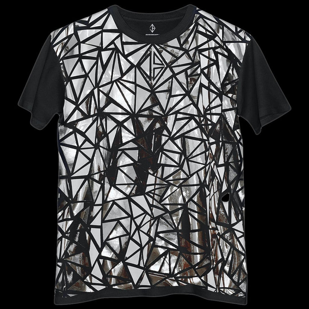Metallic Mosaic Tee / Silver [front only] - XS - [2021]